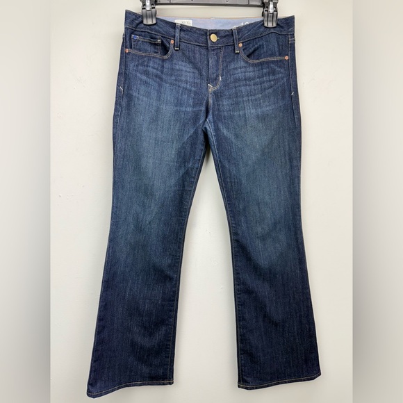 Gap 1969 size 30/10a Women’s Blue Denim Low Rise Y2K Western Sexy Boot Jeans - Picture 1 of 8